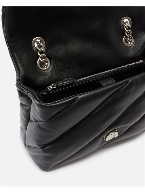 Borsa a tracolla media Love Bag Puff in nappa trapuntata con catena PINKO | 100038A0F2/Z99O